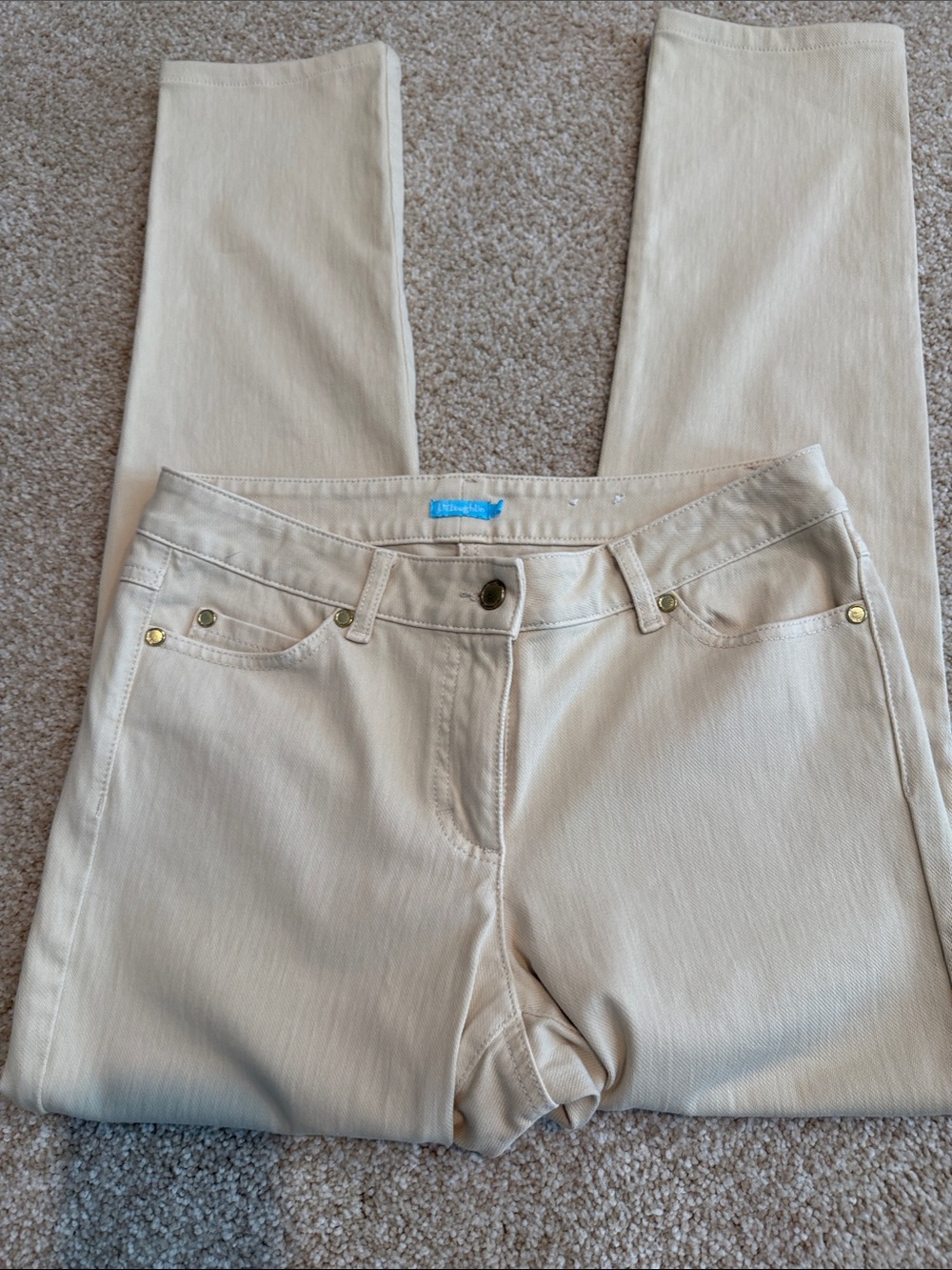 J McLaughlin Women's Ankle Lexi Jeans in Cream